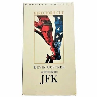 Oliver Stones JFK VHS Movie Factory Sealed Directors Cut 2pk Kevin Costner Video Foto 1 de 4