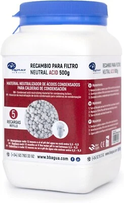 BBAGUA Recambio Neutralizador de Ácido Condensados para Caldera de Condensación.