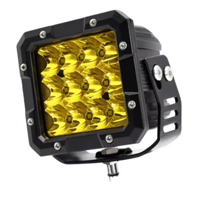 100W Amber Work Light Spotlight Fit For ATV SUV Motorcycle Truck 4x4 SUV Boat - Image 1 of 4