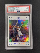 2007 Topps Chrome Mike MILLER #8 White Refractor 35/99 PSA 9 Pop 1 None Higher