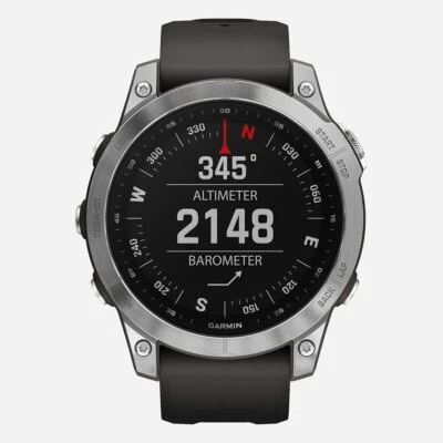 Garmin FENIX 7 Smartwatch Silikon Graphit TOUCHSCREEN 47mm 010-02540-01 - Bild 1 von 4