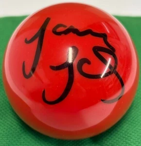 Welsh Snooker Player Jamie Jones signed Autogramm auf ROTEM Snooker Ball + COA - Bild 1 von 1