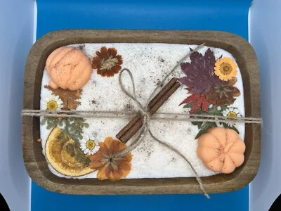 *DAILY DEAL* 🎃 Pumpkin Spice & Cinnamon Scented Custom Candle (Made From Love)  - Image 1 of 4