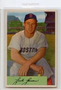 1954 Bowman Jackie Jensen Boston Red Sox #2 ⭐️ ️ IMBALLO ORIGINALE - Foto 1 di 2