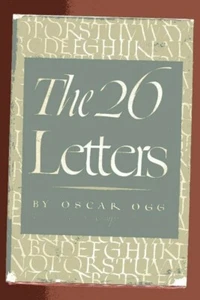 THE 26 LETTERS about the Alphabet Oscar Ogg HB/DJ vintage 1961 Illustrated - Picture 1 of 6