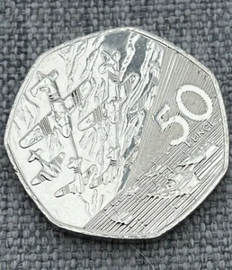 1994 D-DAY 50p Old Large Fifty Pence Coin Commemorates Normandy Landings VGC - Picture 1 of 5