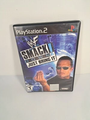 WWE Smackdown Just Bring It (Sony Playstation 2, PS2, 2002) Complete - Image 1 of 3