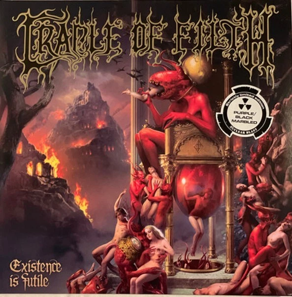 Cradle Of Filth - Existence Is Futile Purple / Black Marbled LTD Edition Vinyl - Image 1 of 1