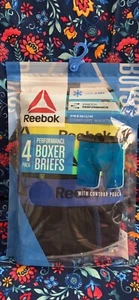 Reebok Boys' Boxer Briefs Underwear, 4-Pack,Black Size M(8/10) - Picture 1 of 1