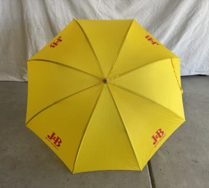 J & B and Water Vintage Yellow Umbrella 1980's by Barry Wayne - Picture 1 of 6