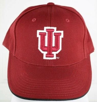 STEVE AND BARRYS INDIANA UNIVERSITY FITTED SIZE 7 1/4 MENS HAT OSFM EMBROIDERED - Image 1 of 4