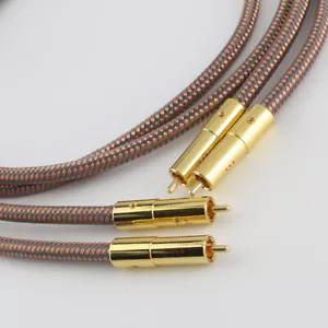 Par de cables de señal de alta fidelidad de interconexión Accuphase edición 40 aniversario OCC RCA - Imagen 1 de 12