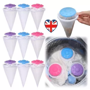 3-9Pcs Washing Machine Hair Filter Floating Pet Lint Hair Removal Catcher - Picture 1 of 13