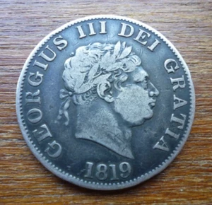 1819 Halfcrown Silver Coin. King George III. - Picture 1 of 2