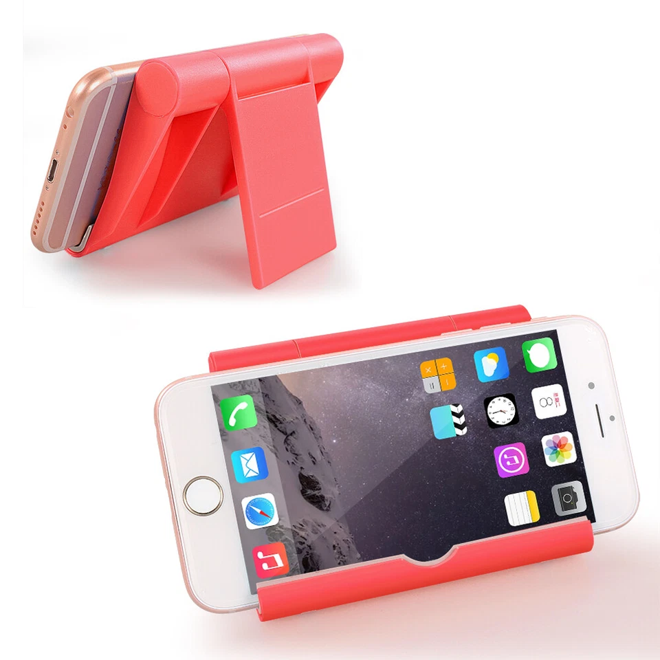 Universal Foldable Cell Phone Desk Stand Holder Mount Cradle For Phone Tablet - Image 1 of 4
