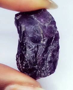 Pietra preziosa libera certificata 64,47 ct granato rosso naturale non trattato gemma grezza non tagliata - Foto 1 di 8