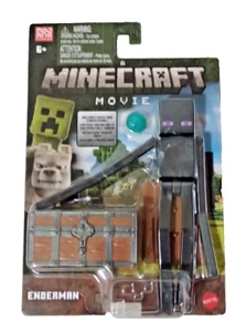 Figura Mattel Minecraft Película ENDERMAN con Cofre y Perla Ender 4" NUEVA 2025 - Imagen 1 de 2