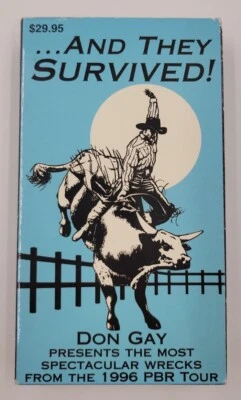 Don Gay ...And They Survived! VHS 1996 PBR Tour Very Good Condition  - Image 1 of 4