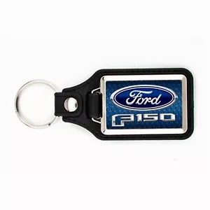 FORD F-150 KEYCHAIN BLUE OVAL KEY CHAIN F 150  - Picture 1 of 2