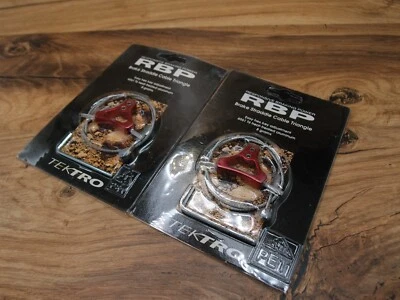 Juego de colgador de freno triángulo RBP TEKTRO de cable de horquilla de freno MTB NOS frambuesa Foto 1 de 4