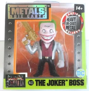 SUICIDE SQUAD JOKER DIE CAST FIGURE 2.5" DC COMICS SILVER METAL M422 Jada Toys - Picture 1 of 1