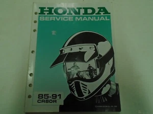 Manual De Taller De Servicio De Honda CR80R 1985 - 1991 OEM USADO *** - Imagen 1 de 7