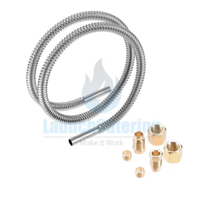 LAUNCHCATERING PITCO FLEXIBLE PILOT PIPE GAS VALVE TO BURNER CONNECTION WITH NUT & KIT SET 24"