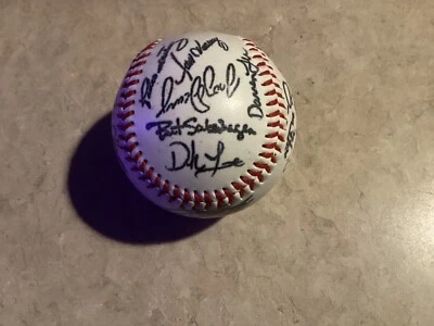 2000 RED SOX, командный мяч — копия, 🖌️🥎С АВТОГРАФОМ 🥎🖌️ — MARTINEZ/WAKEFIELD++ - Изображение 1 из 4