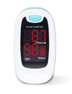 CONTEC Fingertip Pulsoximeter Blutsauerstoff Sättigungsmonitor O2 SpO2 Sensor - Bild 1 von 8