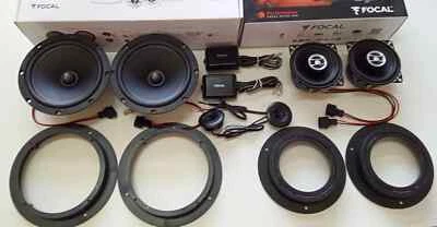 Kit Altoparlanti Focal pour Mercedes Classe A W169 avant et Arrière - Photo 1/4