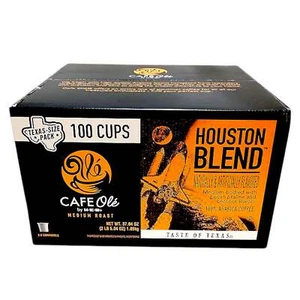 HEB Cafe Ole Houston Blend Coffee Single Serve Cups 100 ct - Picture 1 of 1