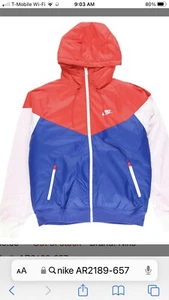 Nike Sports Tech Windbreaker Mens Sz XXL AR2189-657 $130 (SMALL CUT PLEASE READ) - Picture 1 of 13