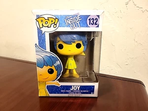 Funko Pop Disney Pixar INSIDE OUT Joy #132 New Damaged Box - Picture 1 of 6