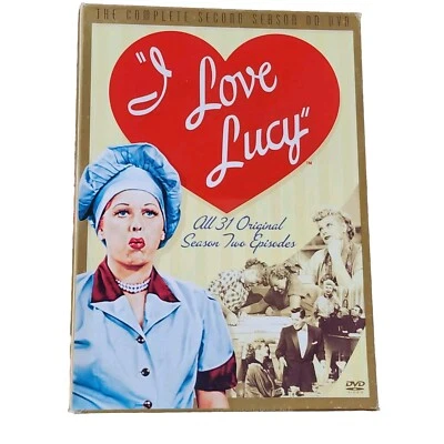 I Love Lucy DVD All 31 Original Season 2 Two Episodes Box Set TV Series Bundle Foto 1 de 4