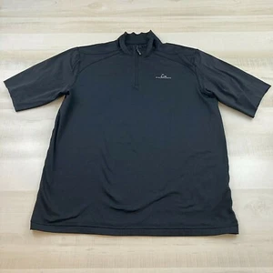 Paradox Shirt Adult Large Black Zip Outdoor Short Sleeve Base Layer Hiking Mens - Picture 1 of 12