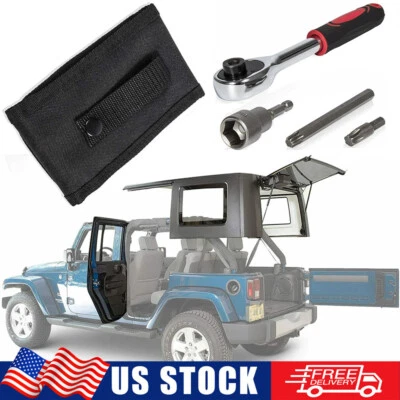 Hard Top and Door Removal Torx Set Tool Kit For Jeep Wrangler JK JL 2007-2022 US - Image 1 of 4