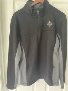 NEU Spyder Outbound 1/4 Reißverschluss Pullover Jacke Herren Größe Small schwarz - Bild 1 von 7