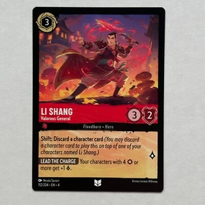 Li Shang 112/204 Disney Lorcana Ursula's Return Regular Uncommon Card NM - Picture 1 of 2