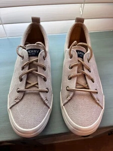 Sperry Crest Vibe Sneaker - NIB - Size 7 - Light Taupe/Khaki - Picture 1 of 5