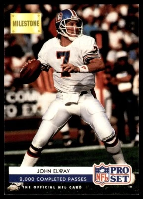 1992 Pro Set Milestone John Elway #25 - Image 1 of 2