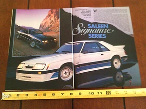 1986 SALEEN MUSTANG 5.0  ORIGINAL ARTICLE - Picture 1 of 2