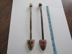 40er Jahre Vintage Schuhspanner Dehner Former Holz & Metall schön bemalt!!! - Bild 1 von 4