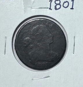 1801 draped bust large cent - Picture 1 of 2