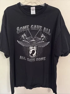 Vintage POW MIA Shirt Gr. 2XL Some Gave All Black 90s Delta Pro - Bild 1 von 4