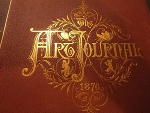 3Z-   1876 edition The ART JOURNAL  appleton & co. 384 pages   10 X 13" - Foto 1 di 6