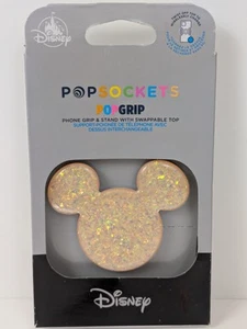 NEUF Disney Mickey Mouse Popsocket Earridescent OffWhite Glitter Adhésif PopGrip - Photo 1 sur 3