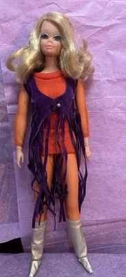 Muñeca Barbie PJ 1971-73 Mattel Live Action #1156 en muy buena condición Foto 1 de 4