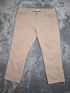 Pantalones de golf Peter Millar Eb66 para hombre 42x32 beige frente plano informal poliéster - Imagen 1 de 8