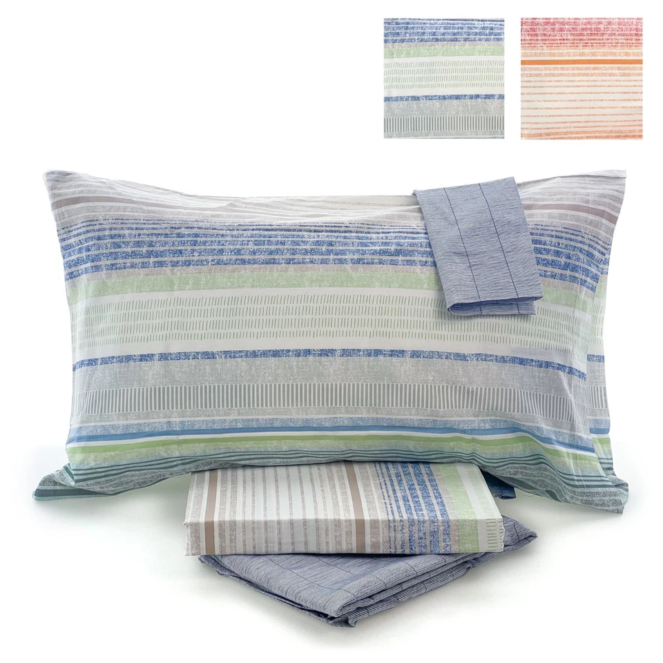 Lenzuola Zucchi Vibe una piazza e mezza completo letto con due federe cotone - Immagine 1 di 1