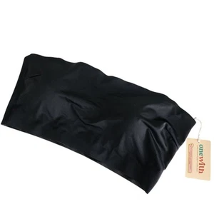 OneWith Womens Harkness Bandeau Top Size XL Abyss Black Strapless Seamless NEW - Picture 1 of 7